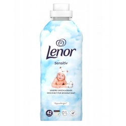 Lenor Sensitive Płyn do płukania tkanin 42 płukania 882ml